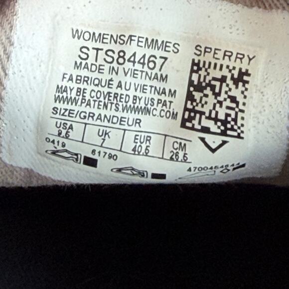 Sperry Top-Sider Pier Wave Sparkle Gray Canvas Shoes Women’s Size 9.5 - Picture 9 of 9